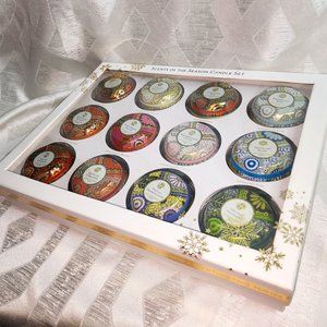 HUNTINGTON HOME SCENTS OF THE SEASON LIMITED EDITION 12 SOY CANDLE SET